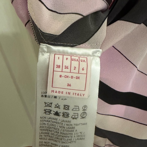 Emilio Pucci Backless Dress in Black, White, and Pink - Picture 7 of 7